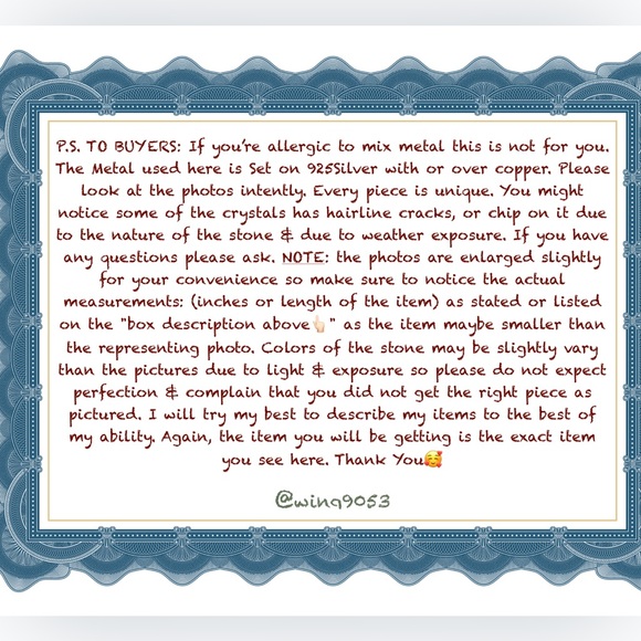 Large Sideways Dendritic Agate Pendant 1 1/2”x 2 1/2” - Picture 12 of 12